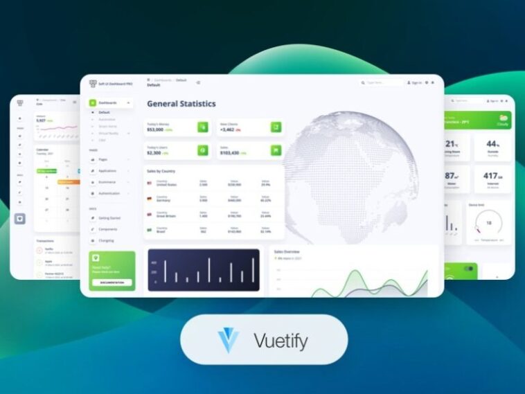 Vuetify Soft UI Dashboard PRO Nulled Free Download