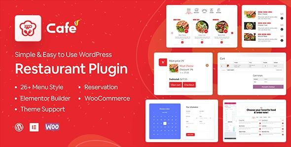 WP Cafe Nulled Restaurant Reservation, Food Menu & Food Ordering for WooCommerce Free Download