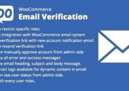 WooCommerce Email Verification Nulled Free Download