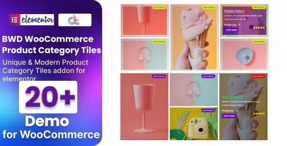 WooCommerce Product Category Tiles For Elementor Nulled Free Download