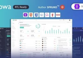 Nowa Nulled Bootstrap Admin & Dashboard HTML Template Free Download