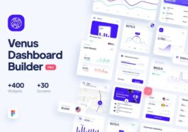 Venus Nulled Dashboard Builder PRO Figma Version Free Download