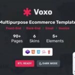 Voxo Nulled eCommerce HTML Admin Email Invoice Template Free Download