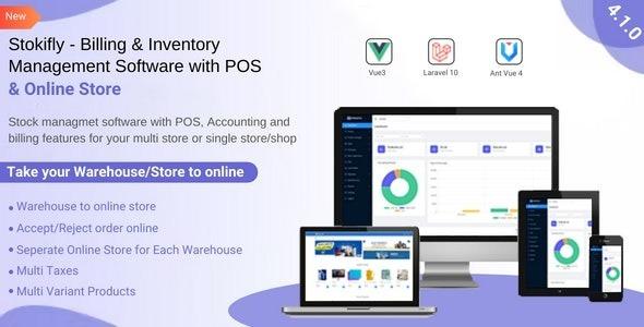 Stockifly Billing & Inventory Management with POS and Online Shop Nulled Free Download