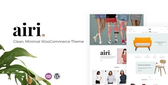 Airi Clean, Minimal WooCommerce Theme Nulled Free Download