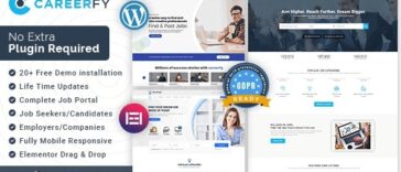 Careerfy Job Board WordPress Theme Nulled Free Download