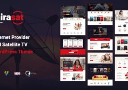 Mirasat Internet Provider and Satellite TV WordPress Theme Nulled Free Download