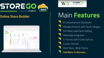 StoreGo SaaS Online Store Builder Nulled Free Download