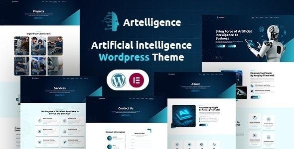 Artelligence AI & Robotics WordPress Theme Nulled Free Download