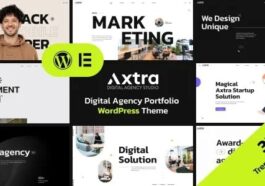 Axtra Digital Agency Creative Portfolio Theme Nulled Free Download