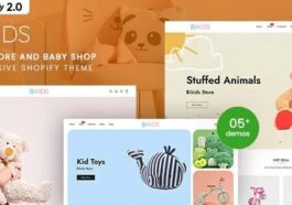 Bikids Kids Store & Baby Shop Responsive Shopify Theme Nulled Free Download