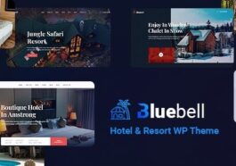 Bluebell Hotel & Resort WordPress Theme Nulled Free Download