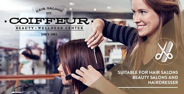 Coiffeur Hair Salon WordPress Theme Nulled Free Download
