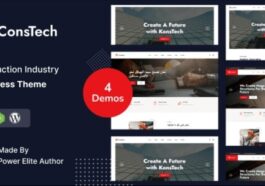 Constech Construction WordPress Theme Nulled Free Download