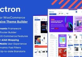 Electron Elementor Electronics Store WooCommerce Theme Nulled Free Download