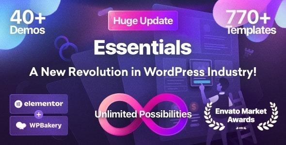 Essentials Multipurpose WordPress Theme Nulled Free Download