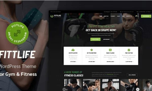 Fittlife Gym & Fitness WordPress Theme Nulled Free Download