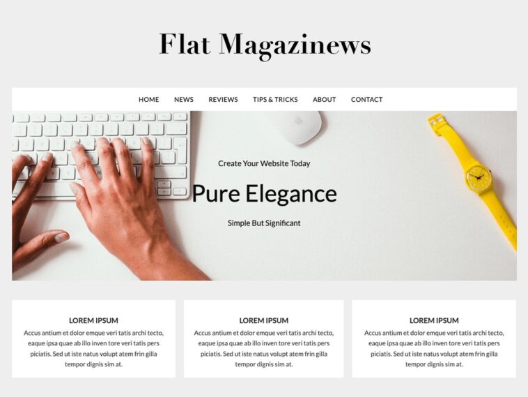 Flat Magazinews Superb Theme Nulled Free Download