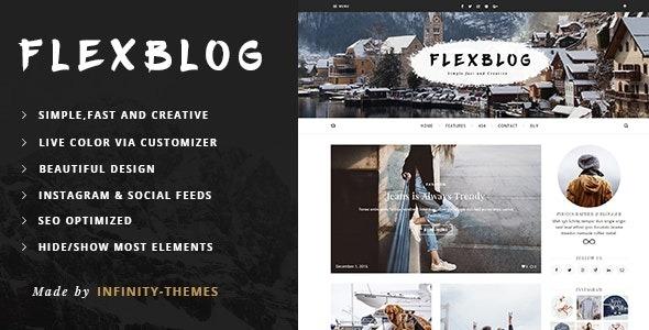 Flexblog A Personal WordPress Blog Theme Nulled Free Download