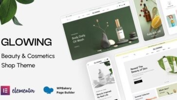 Glowing Beauty & Cosmetics Shop Theme Nulled Free Download