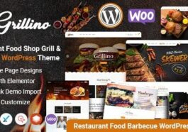 Grillino Grill & Restaurant WordPress Theme Free Download