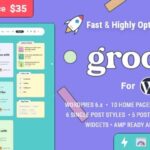 Groovy Modern & Lightweight Blog for WordPress Nulled Free Download