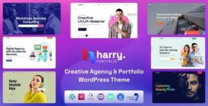 Harry Creative Agency & Portfolio WordPress Theme + RTL Nulled Free Download