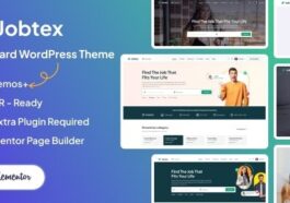 Jobtex Job Board WordPress Theme Nulled Free Download