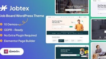 Jobtex Job Board WordPress Theme Nulled Free Download