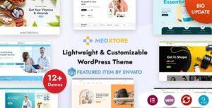 MedXtore Pharmacy, Medical & Beauty Elementor WooCommerce Theme Nulled Free Download