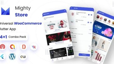 MightyStore WooCommerce Flutter E-commerce Full App Nulled Free Download