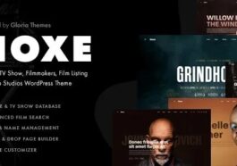 Noxe Movie Studios & Filmmakers Theme Nulled Free Download