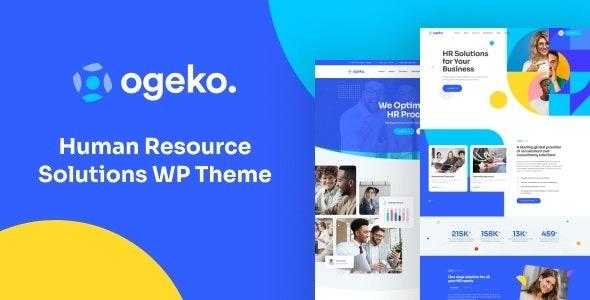 Ogeko Human Resource Solutions WordPress Theme Nulled Free Download
