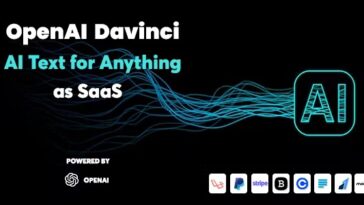 OpenAI Davinci AI Writing Assistant and Content Creator as SaaS Nulled Free Download