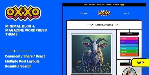 Oxxo Blog & Magazine WordPress Theme Nulled Free Download
