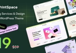 PrintSpace Printing Services & Design Online WooCommerce WordPress theme Nulled Free Download