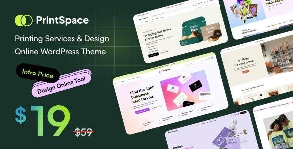 PrintSpace Printing Services & Design Online WooCommerce WordPress theme Nulled Free Download
