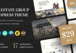 Reland Real Estate Group WordPress Theme + RTL Nulled Free Download