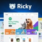Ricky Pet Shop & Care WooCoomerce Theme Nulled Free Download