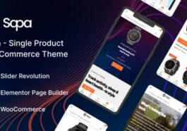 Sapa Product Landing Page WooCommerce Theme Nulled Free Download