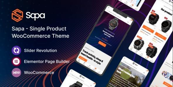 Sapa Product Landing Page WooCommerce Theme Nulled Free Download