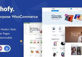 Shofy Highly Customizable WooCommerce WordPress Theme + RTL Nulled Free Download