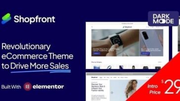 Shopfront Next-Generation eCommerce Theme Nulled Free Download