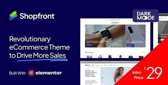 Shopfront Next-Generation eCommerce Theme Nulled Free Download
