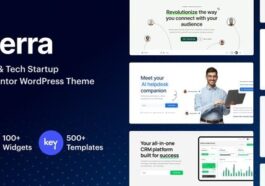 Sierra SaaS & Tech Startup Elementor WordPress Theme Nulled Free Download