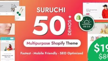 Suruchi Multipurpose Shopify Theme OS 2.0 Nulled Free Download