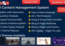 W3CMS-Laravel Content Management System Nulled Free Download