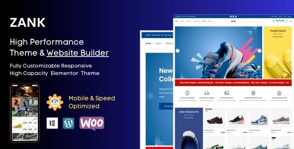 Zank Elementor WooCommerce Theme Builder Nulled Free Download