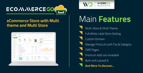 eCommerceGo SaaS eCommerce Store with Multi theme and Multi Store Nulled Free Download