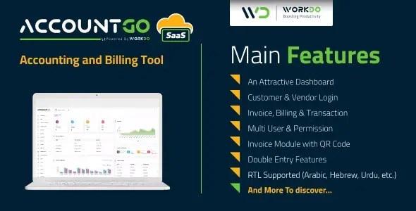 AccountGo SaaS Accounting and Billing Tool Nulled Free Download